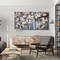 Large Canvas Wall Art for Living Room Wall Decor Abstract White Flower Tree with Gray Driftwood Picture Modern Framed Canvas Prints Artwork Ready to Hang for Bedroom Home Wall Decoration size 29x58